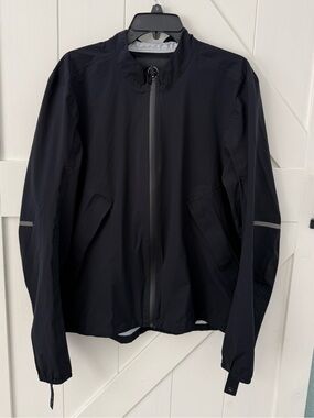 Aether Rain Jacket Men Size large Zip Up Tech Utility